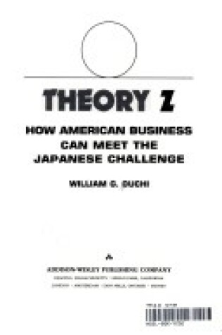 Cover of Theory Z Corporations