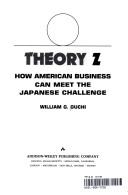 Book cover for Theory Z Corporations