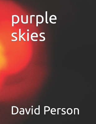 Book cover for purple skies