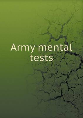 Book cover for Army mental tests