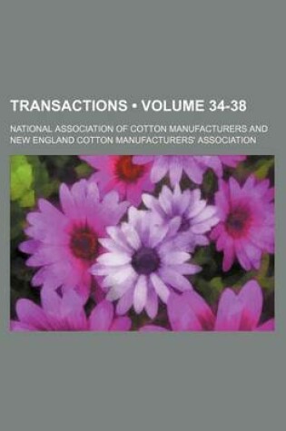 Cover of Transactions (Volume 34-38)