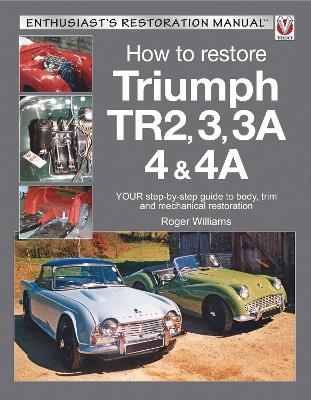 Book cover for Triumph Tr2, 3, 3a, 4 & 4a - Enthusiast's Restoration Manual