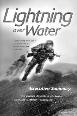 Cover of Lightning Over Water