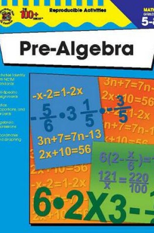 Cover of Pre-Algebra, Grades 5 - 8