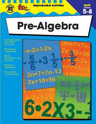 Book cover for Pre-Algebra, Grades 5 - 8