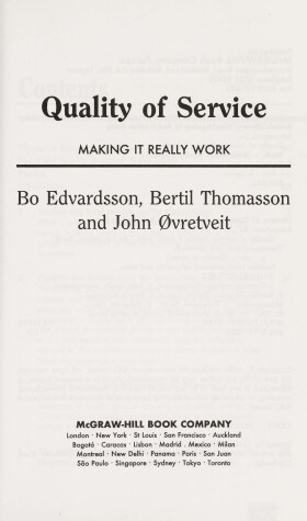 Book cover for Quality of Service