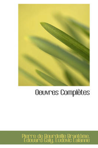 Cover of Oeuvres Completes