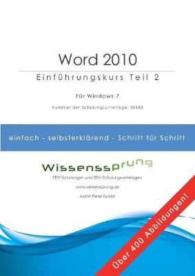 Book cover for Word 2010 - Einführungskurs Teil 2