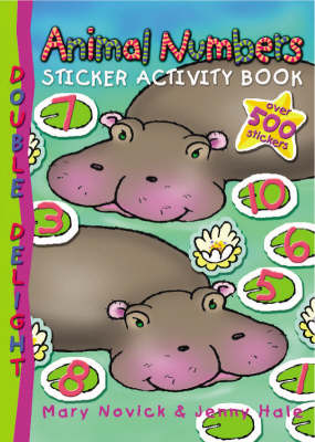 Book cover for Animal Numbers Sticker Activity Book