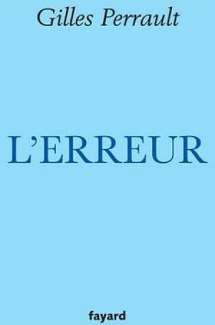 Cover of L'Erreur
