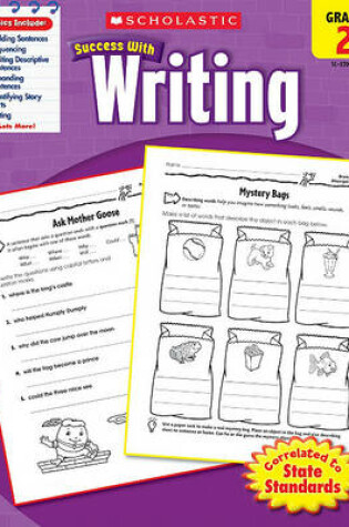 Cover of Scholastic Success with Writing: Grade 2 Workbook