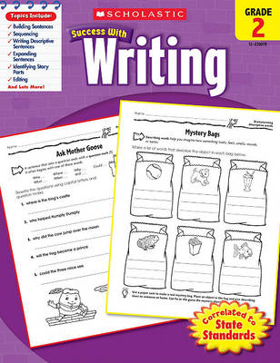 Book cover for Scholastic Success with Writing: Grade 2 Workbook