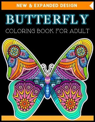 Book cover for Butterfly Coloring Book for Adult