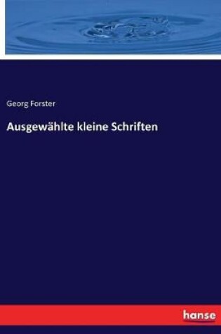 Cover of Ausgewählte kleine Schriften