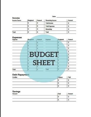 Book cover for Budget Sheet