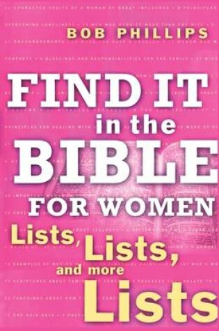 Cover of Find It in the Bible for Women