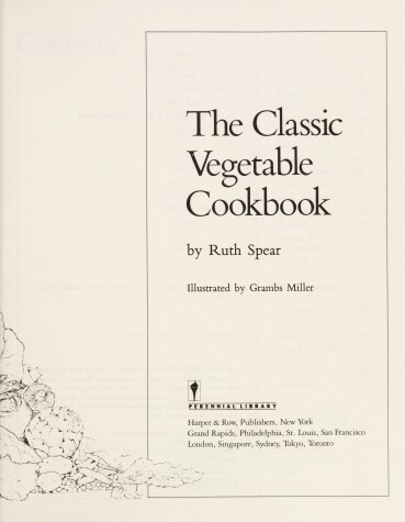 Book cover for The Classic Vegetable Cookbook