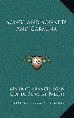 Book cover for Songs and Sonnets and Carmina