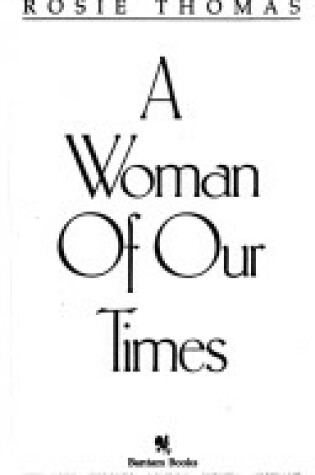 Cover of A Woman of Our Times