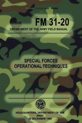 Book cover for FM 31-20 Special Forces Operational Techniques