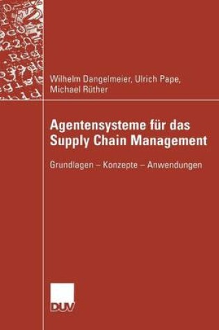 Cover of Agentensysteme für das Supply Chain Management