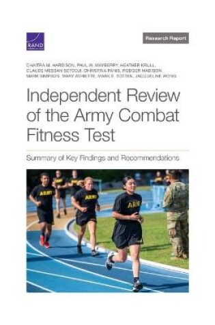 Cover of Independent Review of the Army Combat Fitness Test