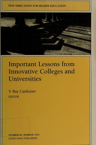 Cover of Lessons Innovative Colleges Universit 82