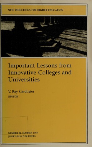 Book cover for Lessons Innovative Colleges Universit 82