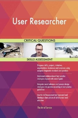 Cover of User Researcher Critical Questions Skills Assessment
