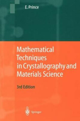 Cover of Mathematical Techniques in Crystallography and Materials Science