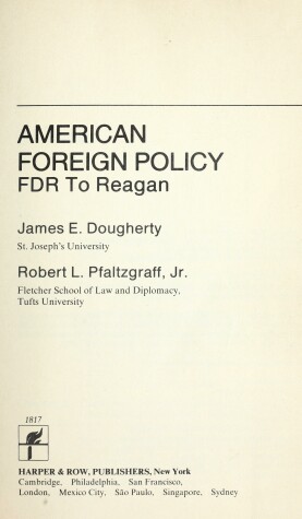 Book cover for American Foreign Policy