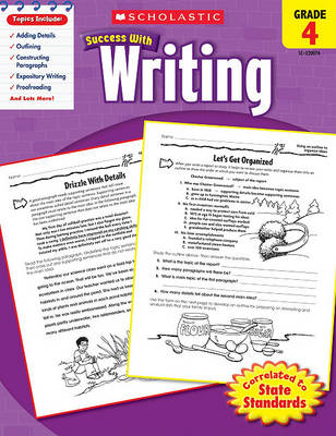 Cover of Scholastic Success with Writing: Grade 4 Workbook