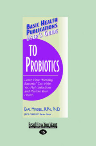 Cover of User's Guide to Probiotics
