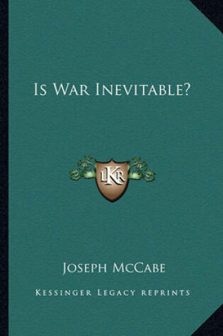 Cover of Is War Inevitable?