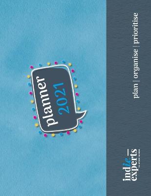 Book cover for Pop Planner 2021 Blue Cover