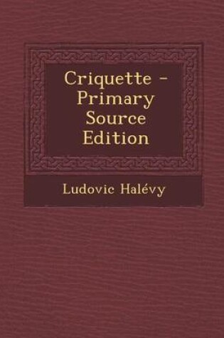 Cover of Criquette