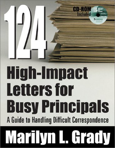 Book cover for 124 High-Impact Letters for Busy Principals