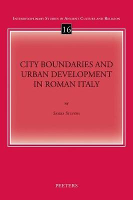 Book cover for City Boundaries and Urban Development in Roman Italy
