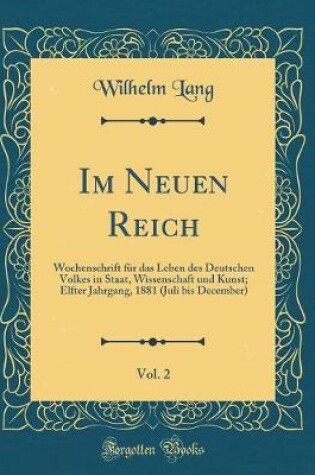 Cover of Im Neuen Reich, Vol. 2