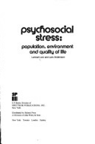 Cover of Levi Psychosocial Spec