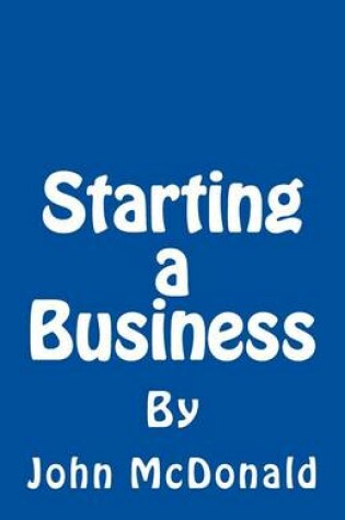 Cover of John McDonald - Starting a Business