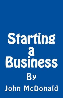 Book cover for John McDonald - Starting a Business