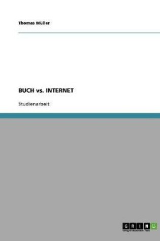 Cover of BUCH vs. INTERNET