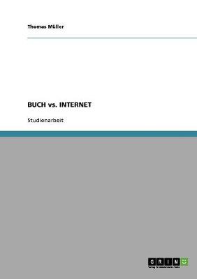 Book cover for BUCH vs. INTERNET