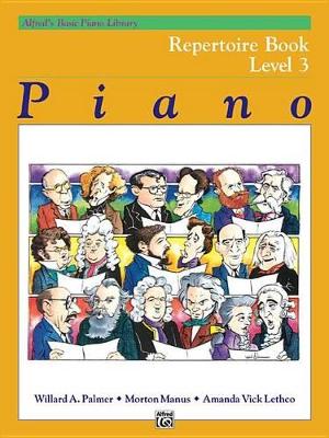 Cover of Alfreds Basic Piano Library Repertoire Book 3