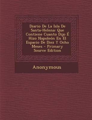 Book cover for Diario de La Isla de Santa-Helena