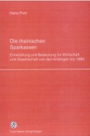 Cover of Die Rheinischen Sparkassen