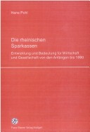 Book cover for Die Rheinischen Sparkassen