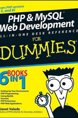 Cover of PHP and MySQL Web Development All-in-One Desk Reference For Dummies