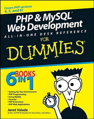 Cover of PHP and MySQL Web Development All-in-One Desk Reference For Dummies